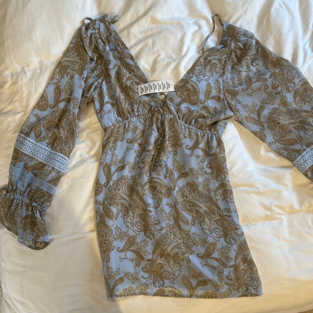 URBAN OUTFITTERS BLUE DRESS